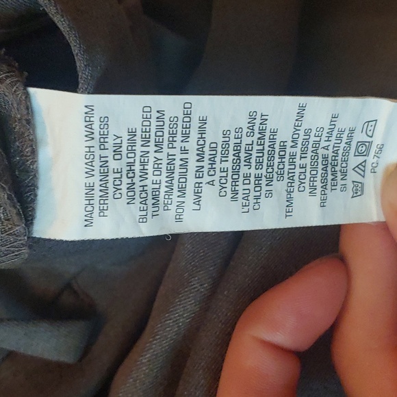 Van Heusen size 38 / 30 mens gray dress pants - Picture 7 of 7